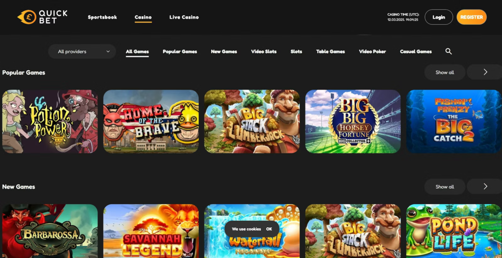 Quickbet Casino - Best New Online Casino For Poker